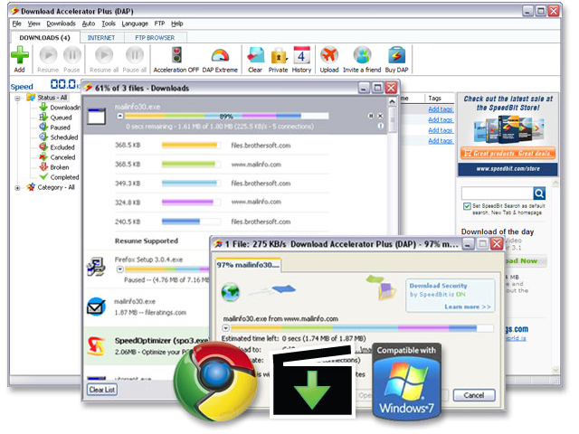 Download Accelerator Plus Screenshot